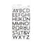 12 Packs: 86 ct. (1,032) Black Glitter Block Alphabet Stickers by Recollections™